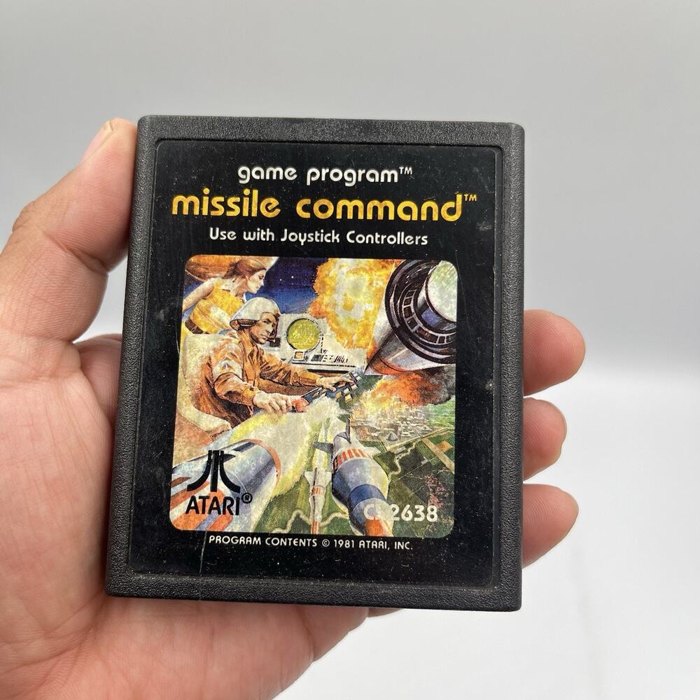 Missile Command (Atari 2600, 1981) Cartridge only.*